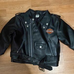Kids Harley Davidson Leather Jacket